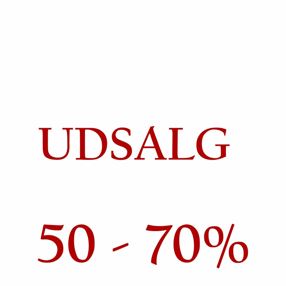 Udsalg  Op til 80%